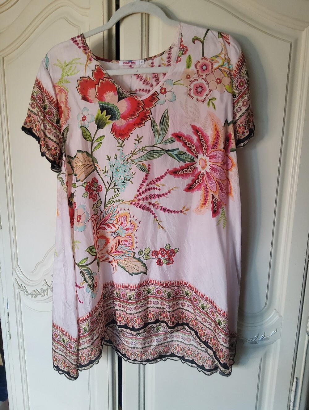 Johnny Was Silk Tunic Flowy